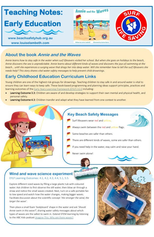 ELC Teaching Notes - Annie and the Waves